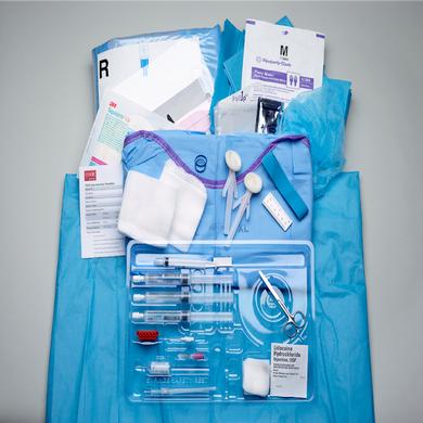 Maximal Sterile Barrier Bedside Tray